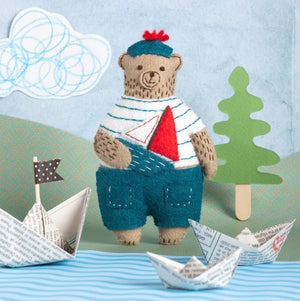 Marcel the Sailor Bear Felt Craft Mini Kit