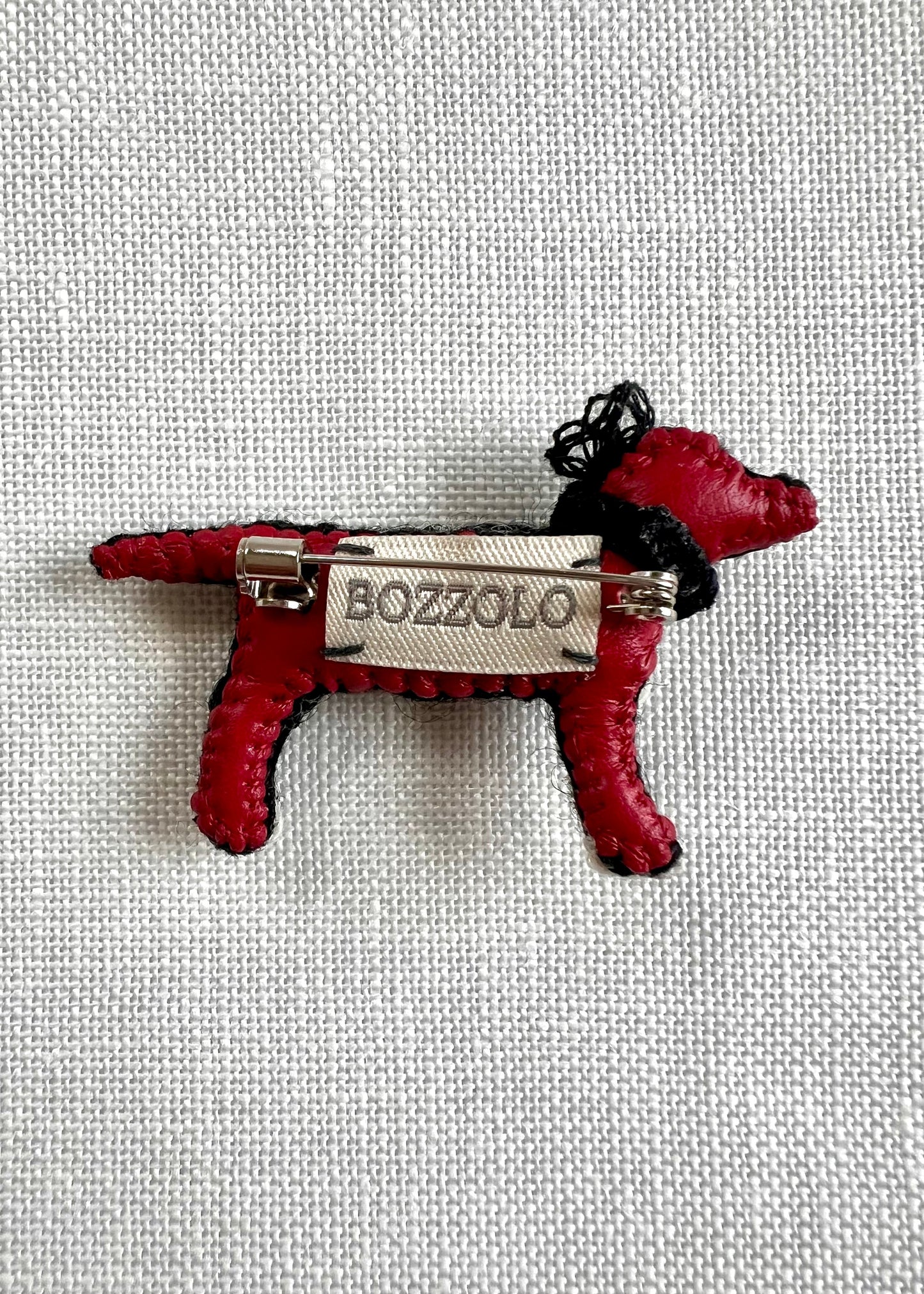Black and White Doggie - Silver Buckle Collar