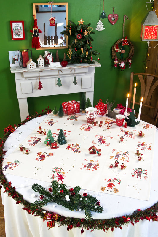 Christmas Spirit At Your Table - Cross Stitch Chart