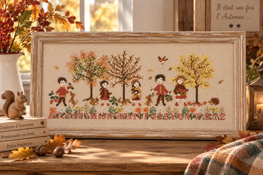 Autumn Colors Frieze - Cross Stitch Chart