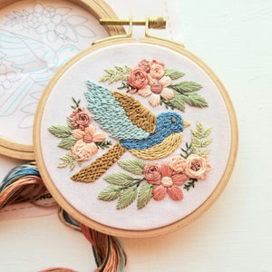 « Bluebird » Embroidery Kit