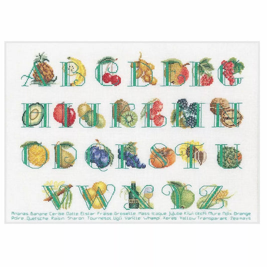 Fruit Alphabet Sampler - Kit