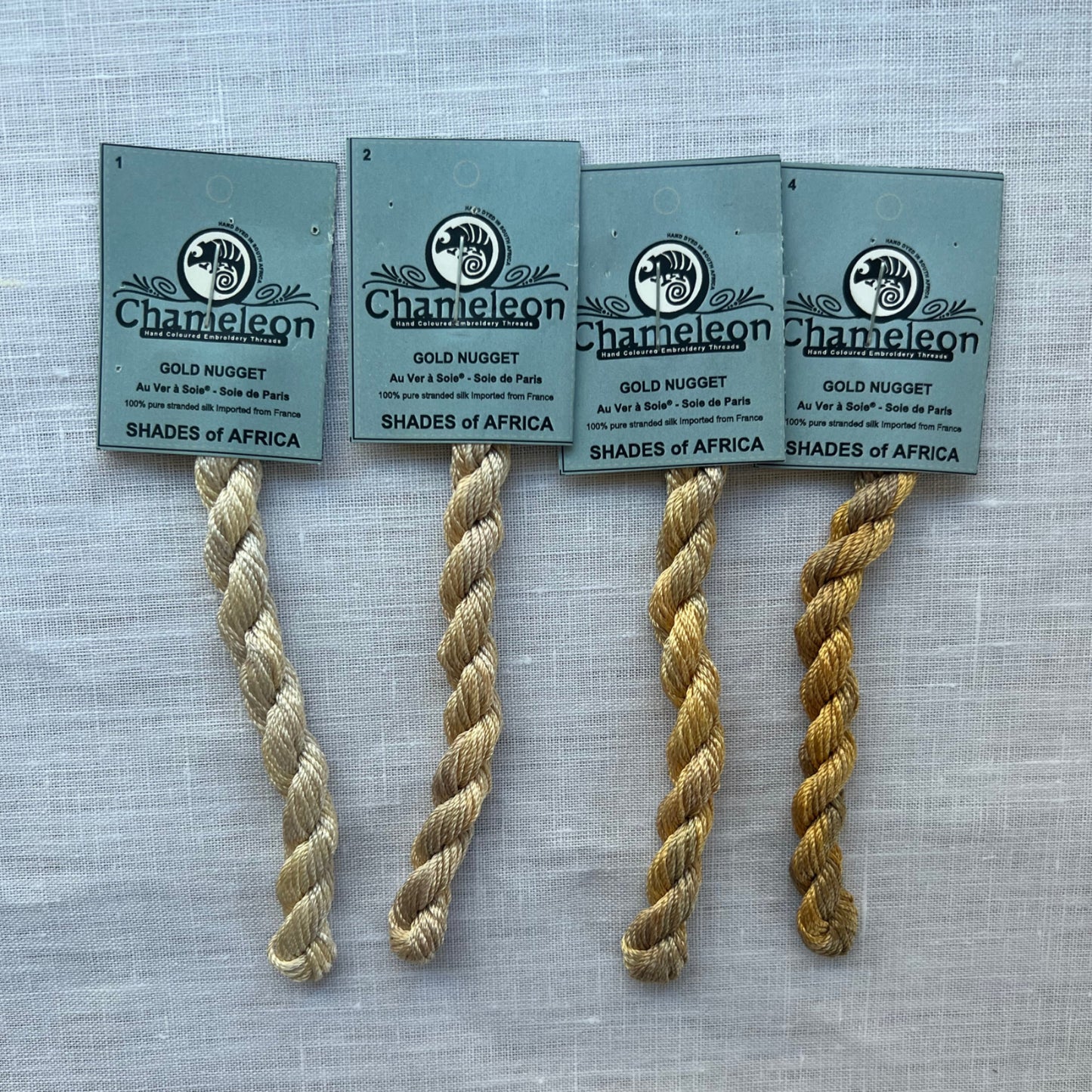 Golden "Shades of Africa" Silk Pack