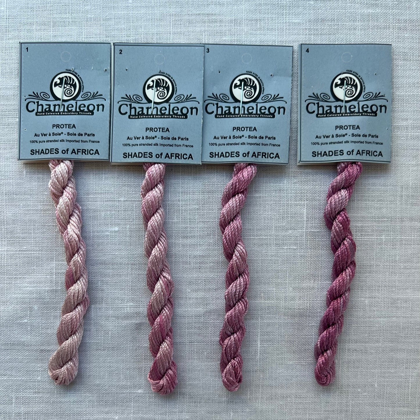 Pink "Shades of Africa" Silk Pack