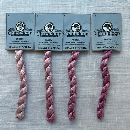 Pink "Shades of Africa" Silk Pack