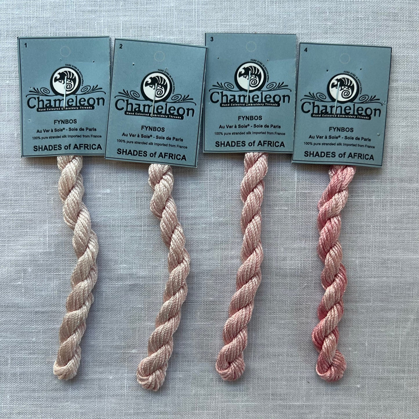 Light Pink "Shades of Africa" Silk Pack