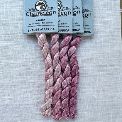 Pink "Shades of Africa" Silk Pack