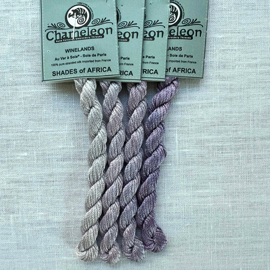 Purple "Shades of Africa" Silk Pack