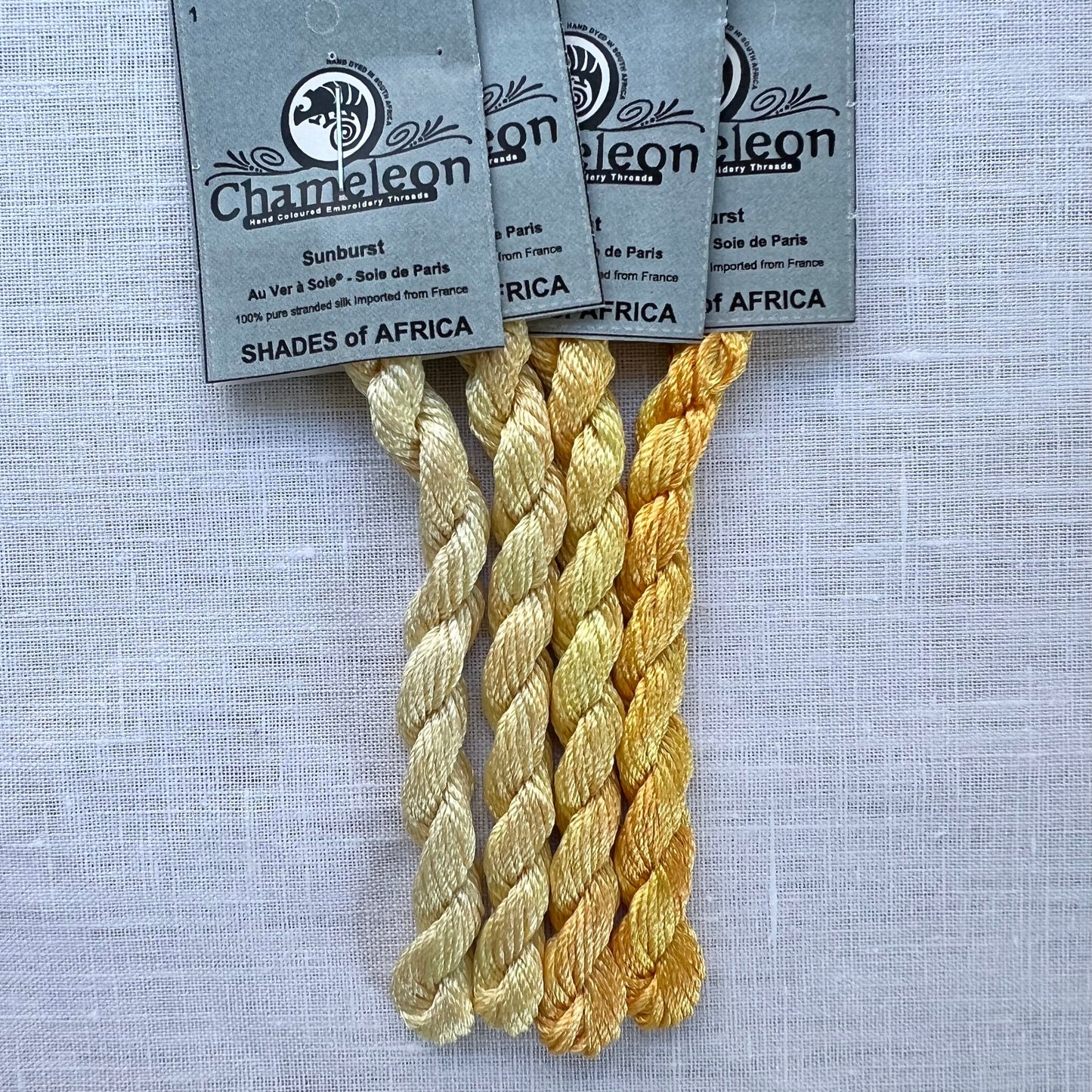 Yellow "Shades of Africa" Silk Pack