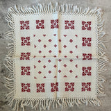 Cross Stitched Napkins and Tablecloth Set