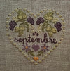Rouge du Rhin - Months of the Year - Cross stitch charts - September