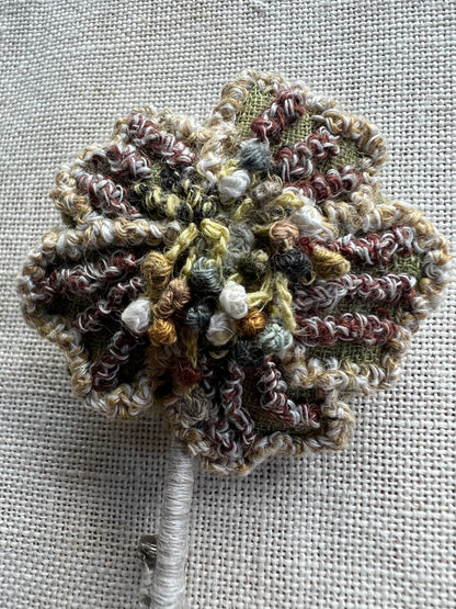 Poof Flower Brooch