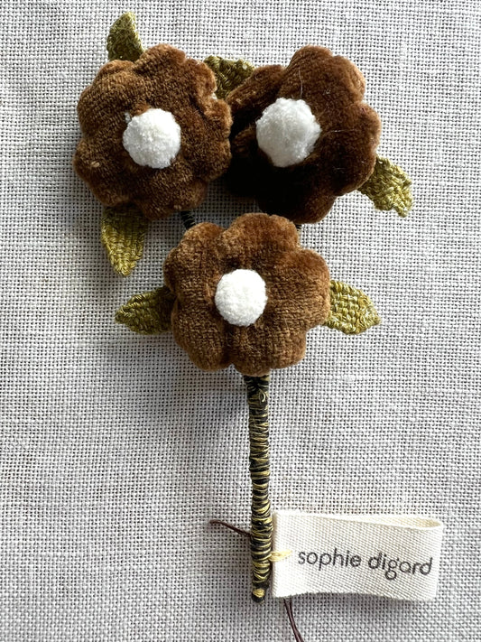 Flower Trio Brooch