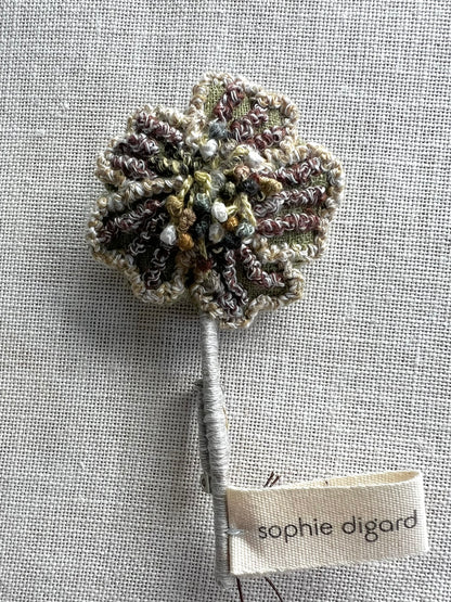 Poof Flower Brooch