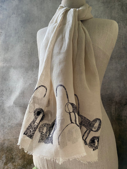 Playful Monkey Stole