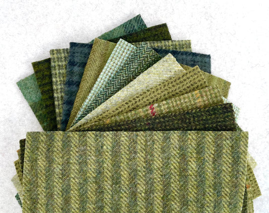 Herbal Green Appliqué Felt Pack