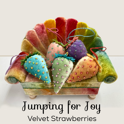 "Jumping for Joy" Velvet Strawberry Kit
