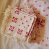 Cross Stitched Napkins and Tablecloth Set