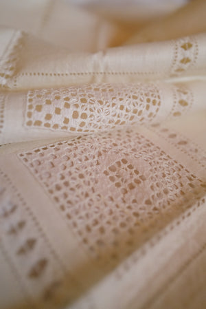 Vintage Linen Tablecloth