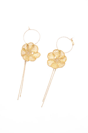 Pearl Camelia Earrings