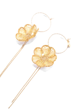 Pearl Camelia Earrings