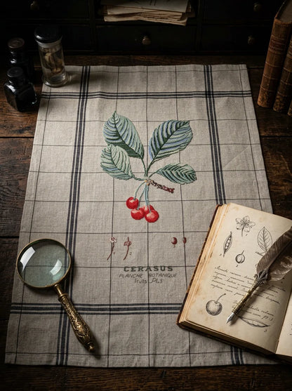 Tea Towel - Black Cherry