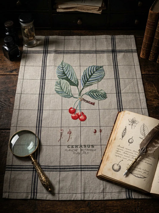 Tea Towel - Black Cherry