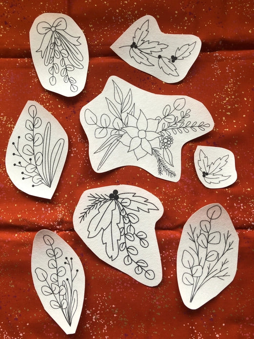 Holiday Botanicals - Peel & Stick