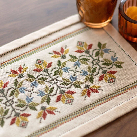 Little Leaves - Folk Embroidery Kit