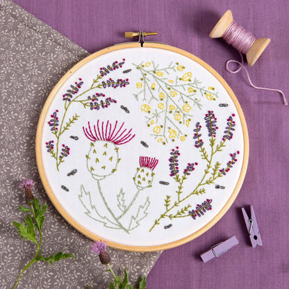 Highland Heathers - Embroidery Kit