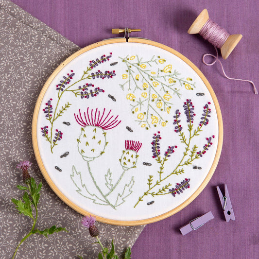 Highland Heathers - Embroidery Kit