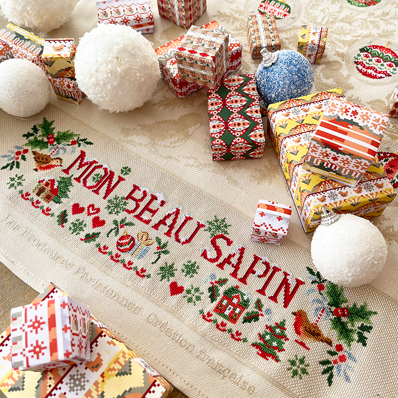 Pretty Christmas Tree Tea Towel