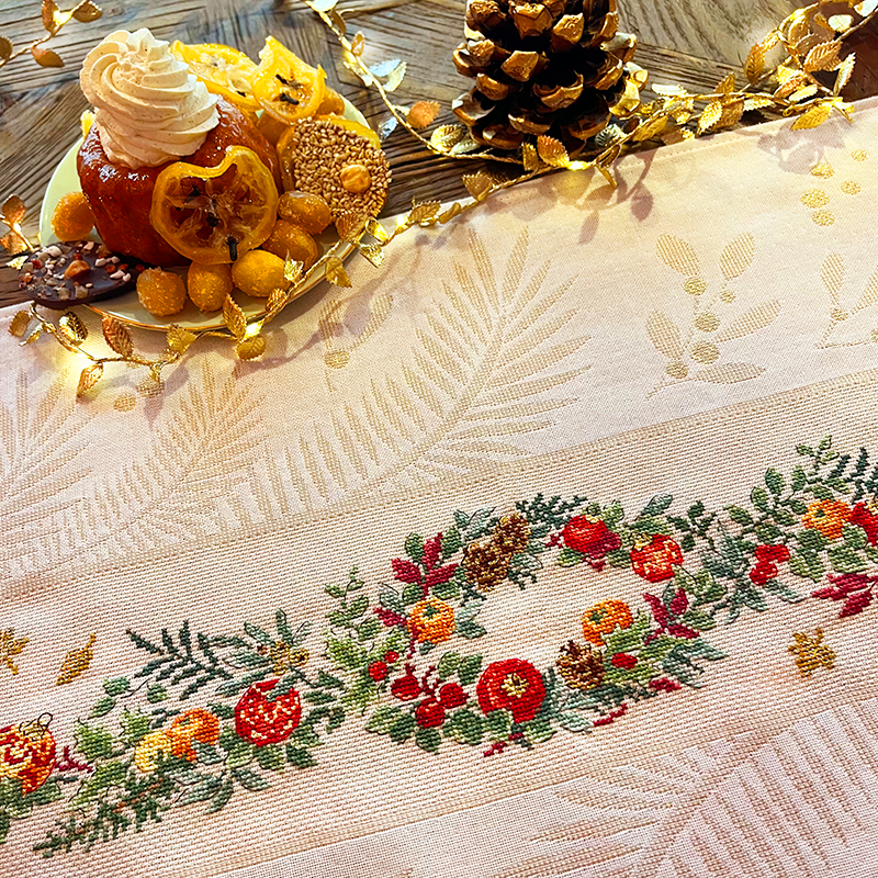 Festive Elegance - Table Runner