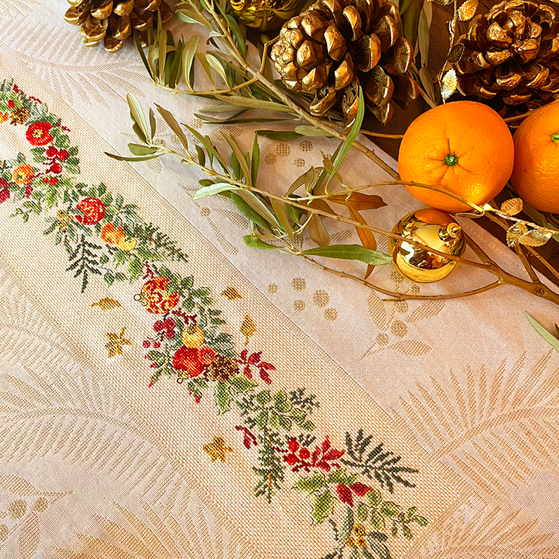 Festive Elegance - Table Runner