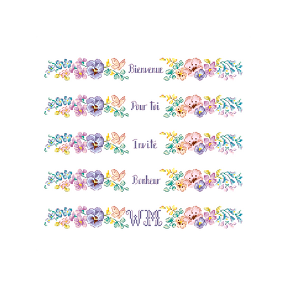 Forget-Me-Not Hand Towel