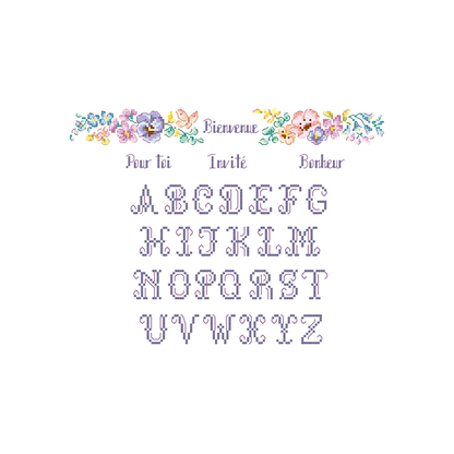 Forget-Me-Not Hand Towel