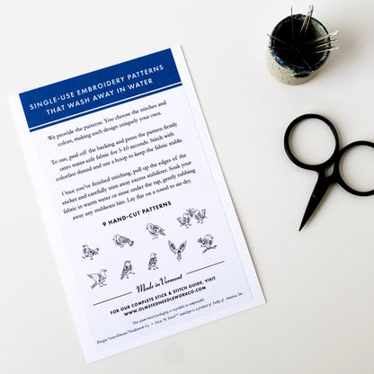 Folk Birds - Stick and Stitch Embroidery Patterns