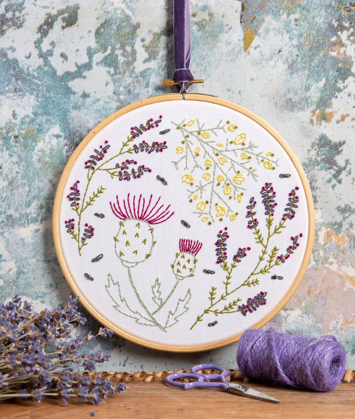 Highland Heathers - Embroidery Kit