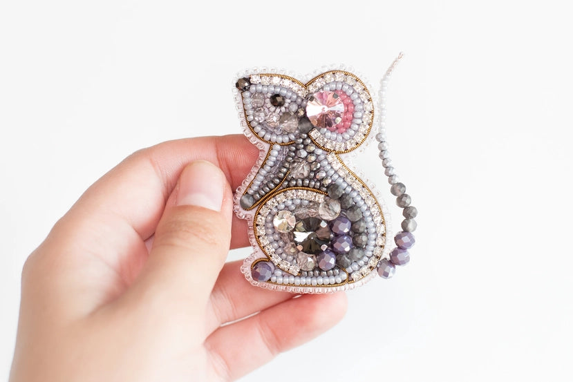 Mouse - Bead Embroidery Kit