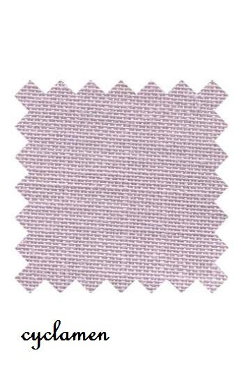 Linen for Cross Stitch - Cyclamen