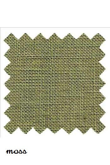 Linen for Cross Stitch - Moss