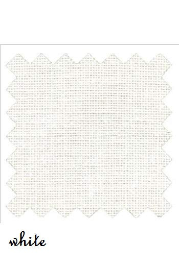 Linen for Cross Stitch - White