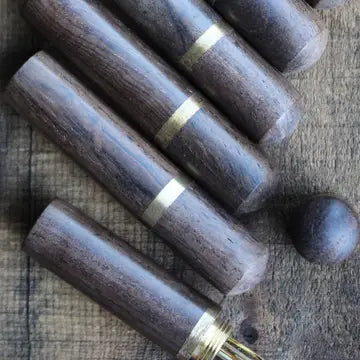 Wooden Needle Case - Ebony