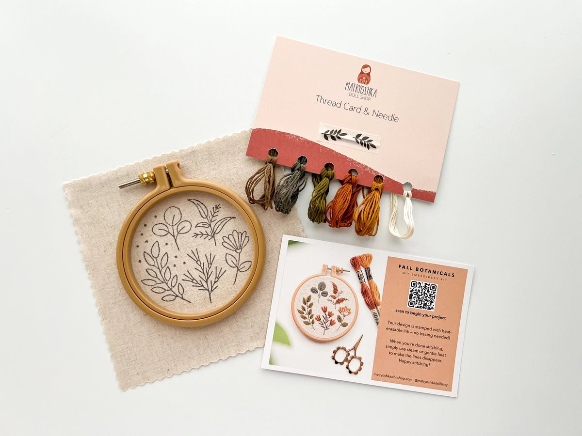 Fall Botanicals Embroidery Kit