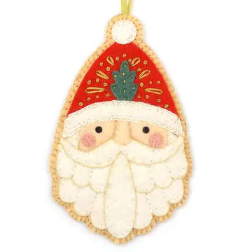 Santa - Felt Ornament