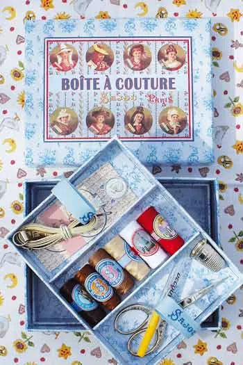 Stocked Sewing Box - French Provinces