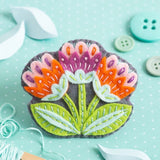 Marianne Flower Felt Craft Brooch Kit