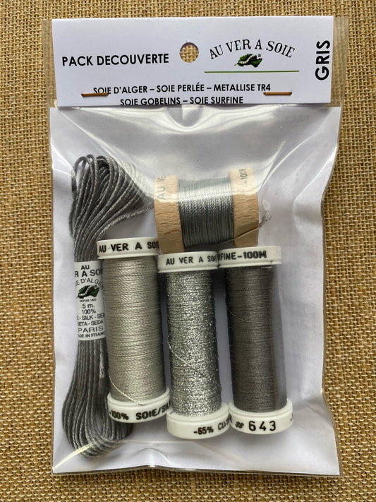 Discovery Pack - Soie Gobelins/Surfine (Grey)