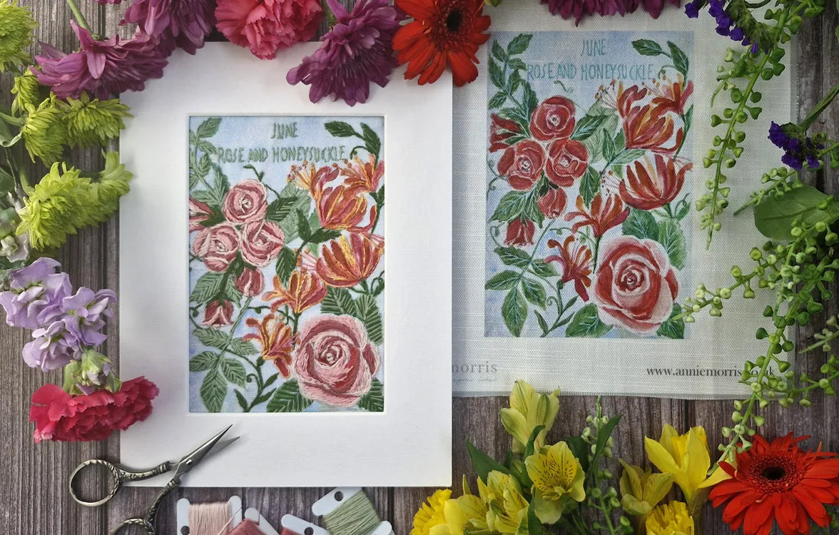 June - Rose and Honeysuckle