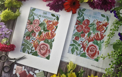 June - Rose and Honeysuckle